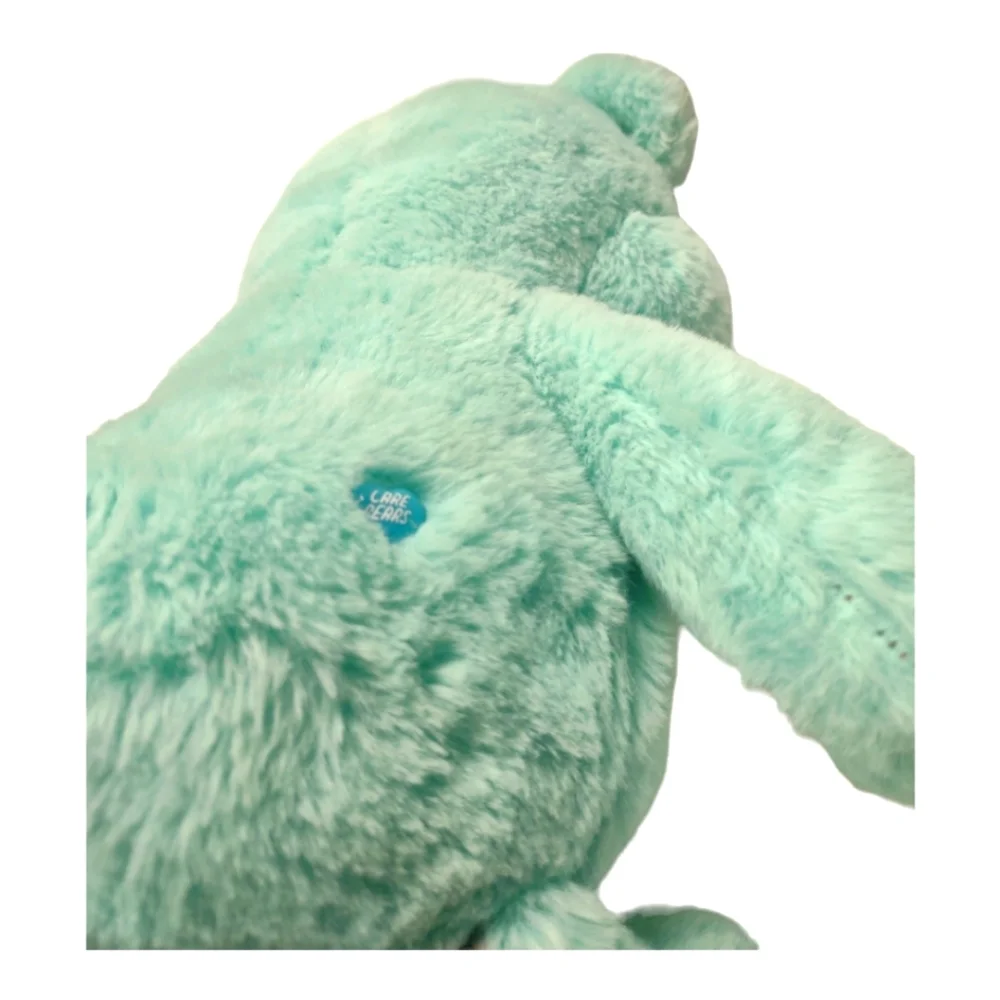 Care Bears Wish Bear Teal and White Stuffed Plush Collectible Toy Animal - Picture 8 of 8